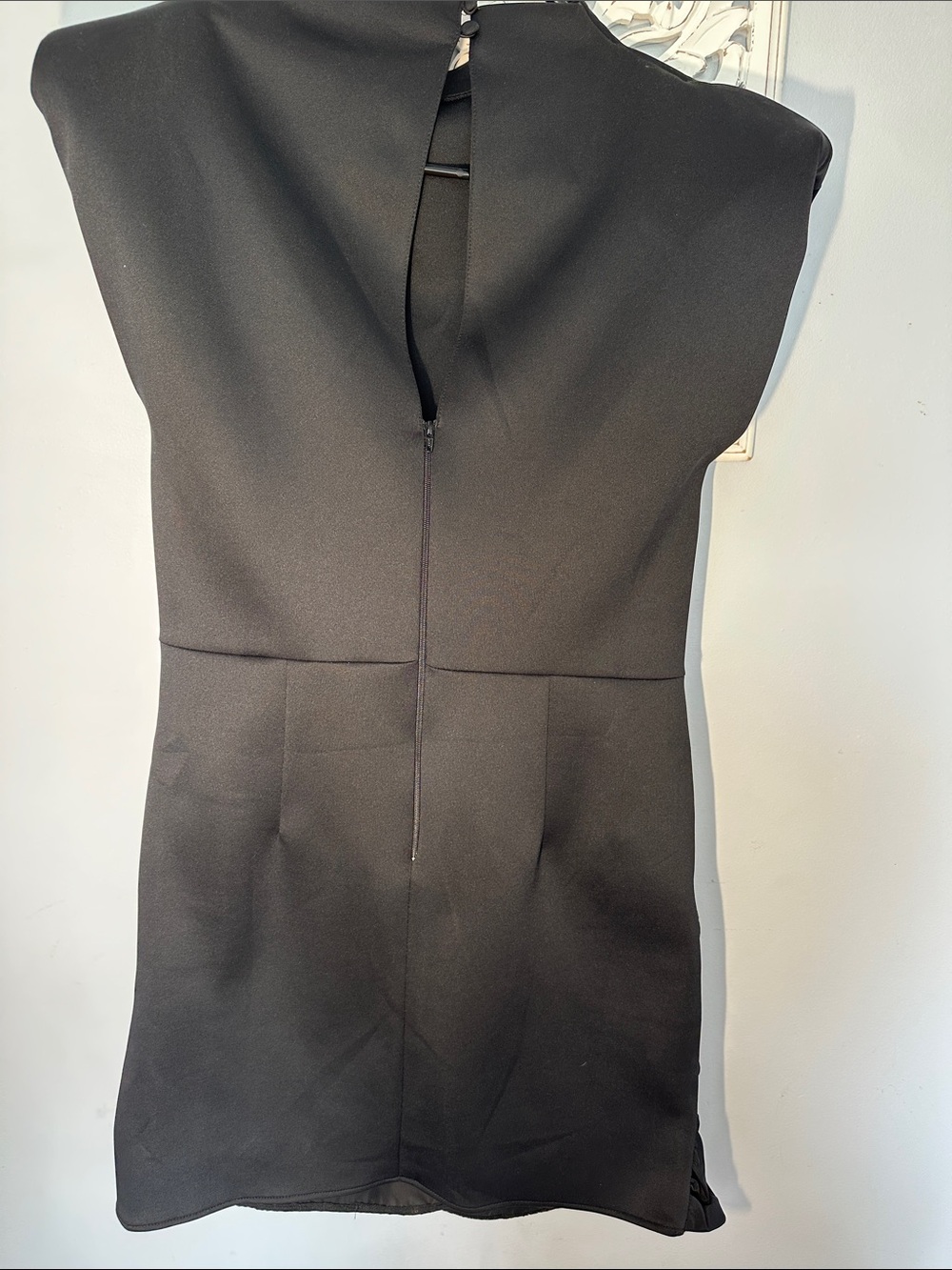 ASOS Black Ruched Mini Dress - Picture 4 of 5